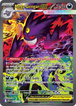 Mega Gengar ex — Ascended Heroes (2026), illustrated by danciao